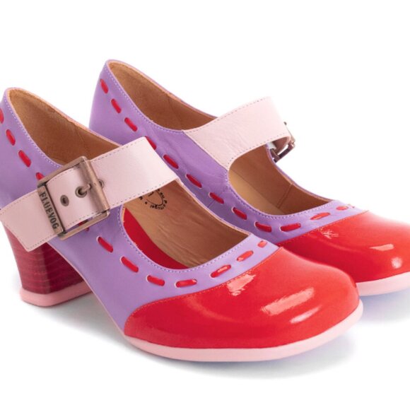 *BRAND NEW* Fluevog 2021 Operetta DR. HENRY, Purple/Red, Size 9.5 (best for 9)! - Picture 14 of 14